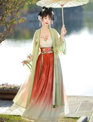 【 赏春 】Song System Hanfu Spring And Summer Corset Long Shirt Super Fairy Ancient Costume