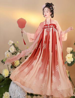 【 梦长安 】Tangfeng Hanfu Bodice Long Dress Ancient Suit Spring And Summer Models