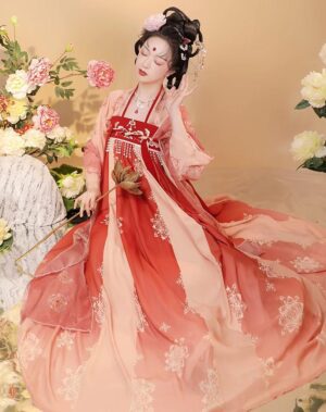 【 梦长安 】Tangfeng Hanfu Bodice Long Dress Ancient Suit Spring And Summer Models