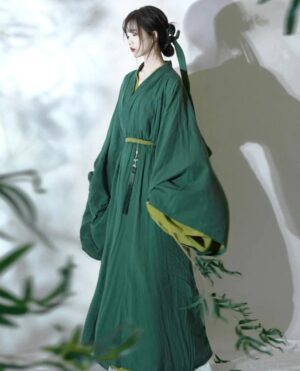 【 挽清歌 】Hanfu Wei Jin Style Straight Train Ancient Costume Costume