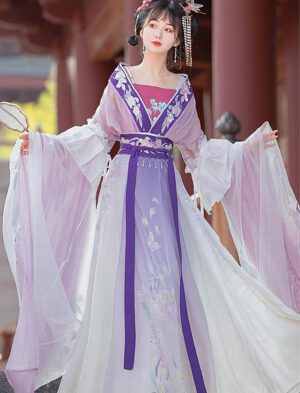 【 青澜彩 】Hanfu Weijin Long Sleeve Waist-Length Skirt