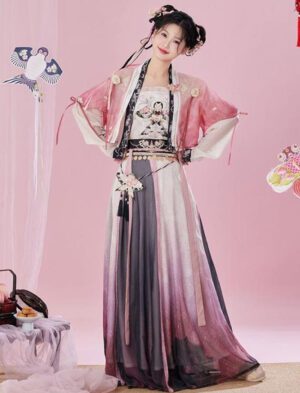 【 风引飞鸢 】Song System Hanfu Suspenders Embroidery Fairy Modified Han Elements Spring And Summer Models