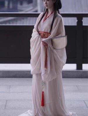 【 忆江南 】Warring States Straight-Hem Robe Wei And Jin Hanfu