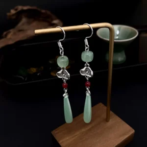 New Chinese Tassel Earrings Chinese Style Song Dynasty Ancient Style Earrings Vintage Hanfu Accessories