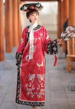 【 如意 】Qing Dynasty Princess Clothing Chinese Palace Manchu Clothing Ancient Hanfu