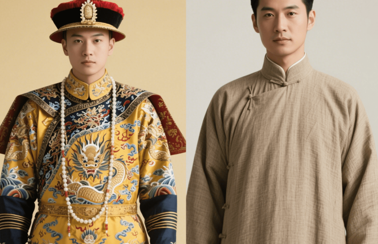 Ancient Hanfu traditional clothing