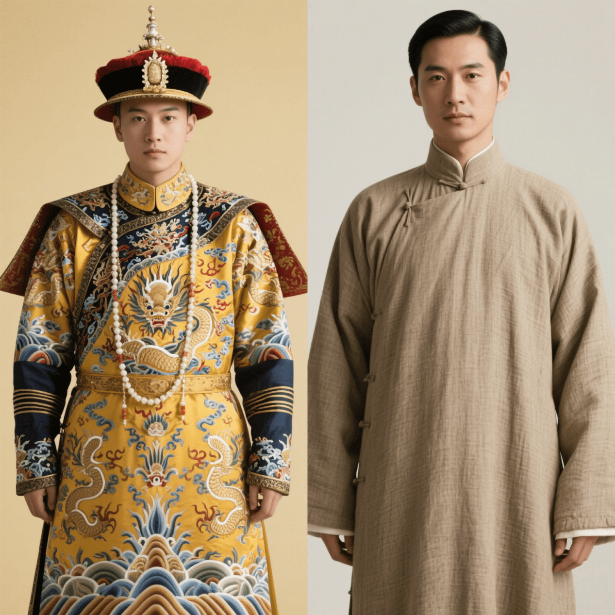 Ancient Hanfu traditional clothing
