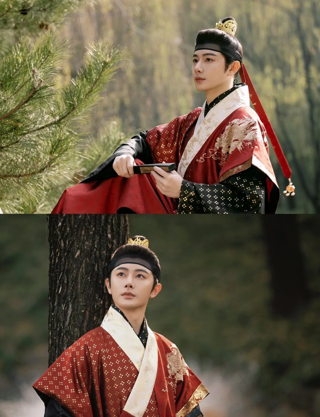 For an image of a man in a Dao Pao: "A man dressed in a traditional Ming - dynasty Dao Pao, showcasing the loose - fitting style and crossed - collar design.