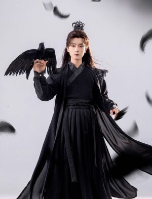 【 墨羽 】Improved Hanfu Knight'S Costume