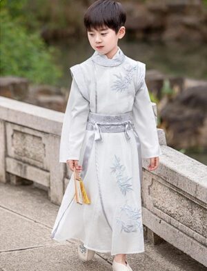 【 文状元 】Boys' Hanfu Young Master Ancient Costume Children Performance Clothes