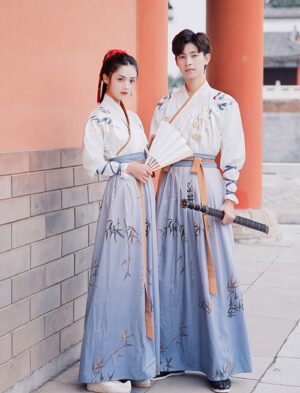 【 涟漪 】Retro Embroidery Couple Hanfu