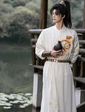 【 玉京子 】Tang Dynasty Hanfu Round Collar Robe Knight Suit Ancient Costume