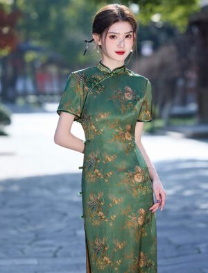 【 东弥 】Acetate Slim Fit Cheongsam