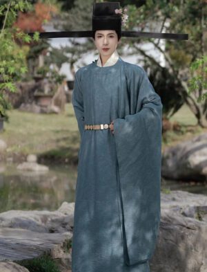 【 枕上书 】Song Dynasty Hanfu Round Collar Official Robe