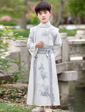 【 文状元 】Boys' Hanfu Young Master Ancient Costume Children Performance Clothes
