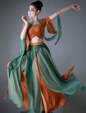 【 飞天乐鼓 】Fairy-Like And Elegant Western Classical Clothing