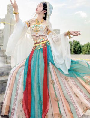 【 天竺少女 】Dunhuang Western Regions Goddess Hanfu