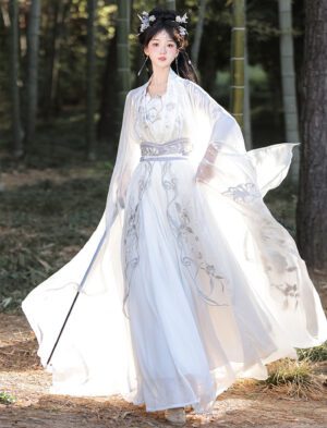 【 银月飞霜 】Song Dynasty Hanfu Martial Arts Style Costumes