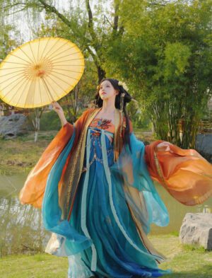 【 干枝玫瑰 】Hezi Skirt Super Fairy Hanfu Suit