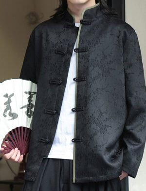 【 千里穆 】Jacquard Tang Suit Chinese Style Men'S Casual Jacket